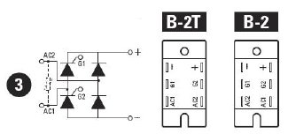 B532-2T, Однофазный тиристор-диодный модуль с изоляционным барьером
